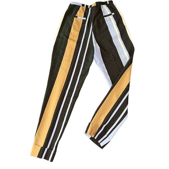 SMARTEEZ Made in Italy Striped Cotton Blend Pant Size 0 - Picture 6 of 8